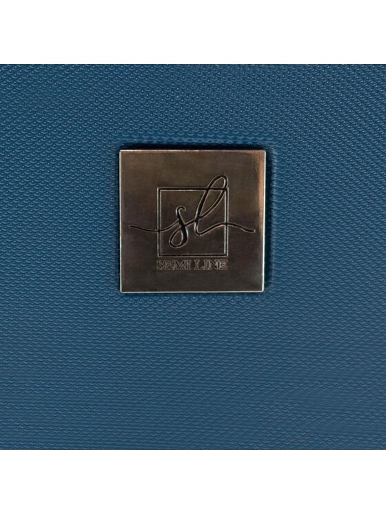 Semi Line Semi Line Μεσαία Βαλίτσα T5672-3 Σκούρο μπλε