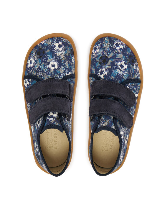 Froddo Froddo Kapcie Barefoot Canvas G1700440-7 D Niebieski