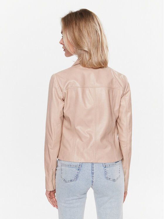 Liu Jo Liu Jo Odinė striukė CA3246 P0336 Smėlio Regular Fit