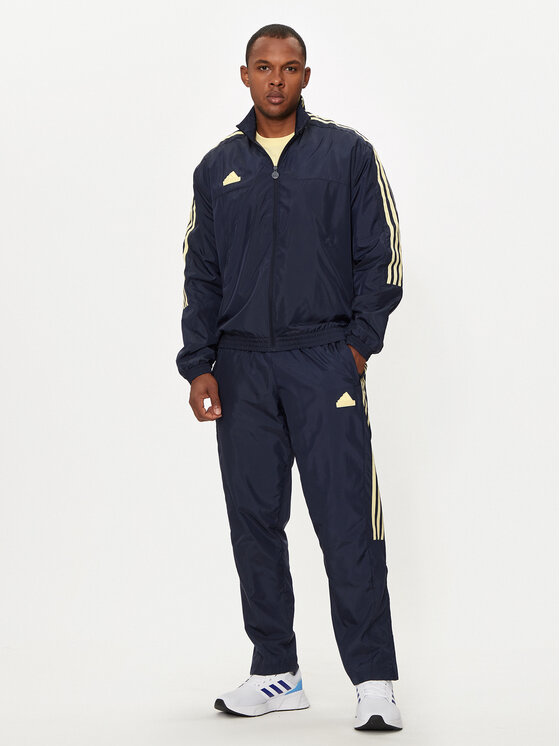 adidas adidas Demisezoninė striukė House of Tiro IW3579 Tamsiai mėlyna Loose Fit