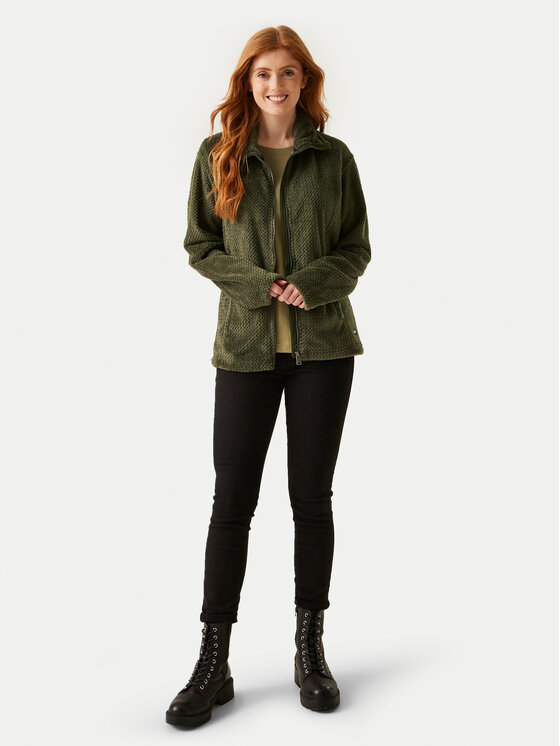 Regatta Regatta Flis Heidy Fluffy RWA640 Zelena Regular Fit