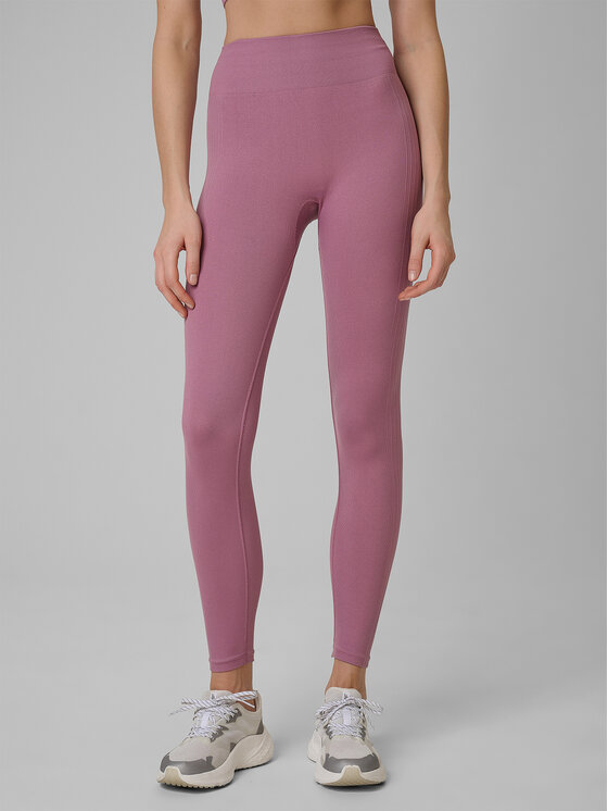 4F 4F Legginsy MULTI ACTIVE Koralowy Slim Fit