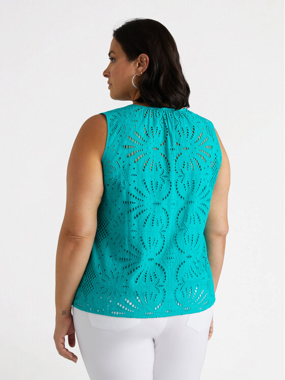 Fiorella Rubino Fiorella Rubino Top D243T000245N005 Zielony Regular Fit