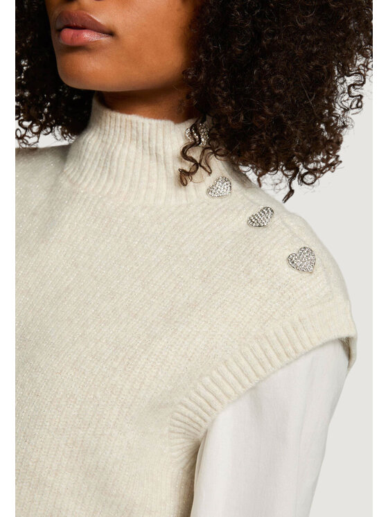 Morgan De Toi Morgan De Toi Maglione 252-MSARA Beige Casual Fit