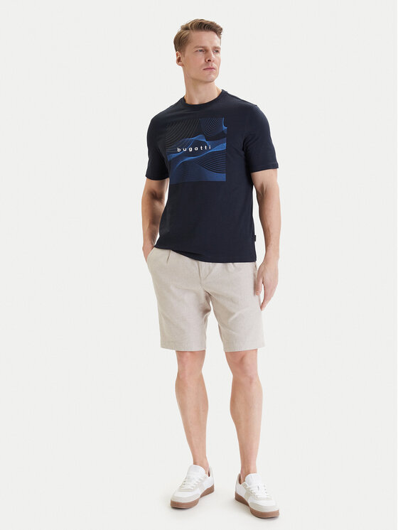 Bugatti Bugatti T-shirt 8350-75044C Blu scuro Regular Fit