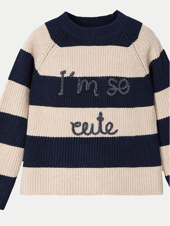 Mayoral Mayoral Sweater 4357 Sötétkék Regular Fit