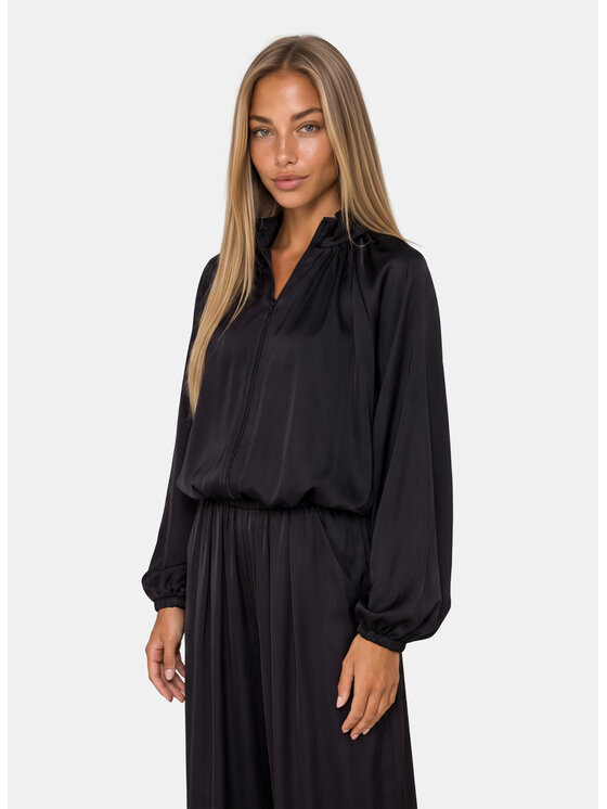 Agatha Studio Agatha Studio Komplet bluzka i spodnie A26LS-KA-K55 Czarny Oversize