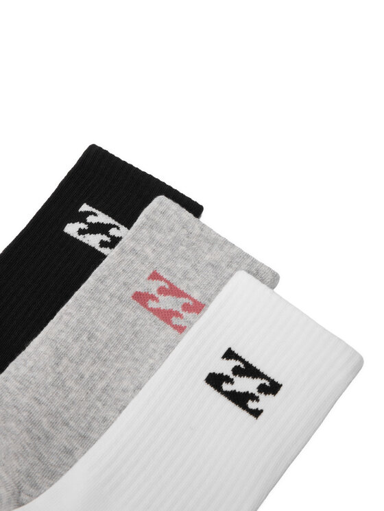 Billabong Billabong Довгі шкарпетки CEO_BR_BILLA_3060_W_AW25 (3 PACK) Кольоровий