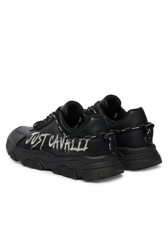 Just Cavalli Just Cavalli Sportcipők 80QA3SH1 ZPC21 Fekete