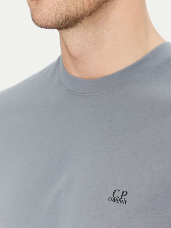 C.P. Company C.P. Company Тишърт 18CMTS030A005100W Сив Regular Fit
