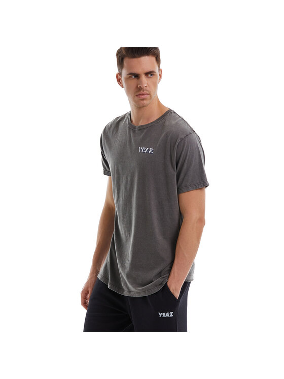 Yeaz Yeaz T-Shirt CHAWLAY T-Shirt Szary Loose Fit