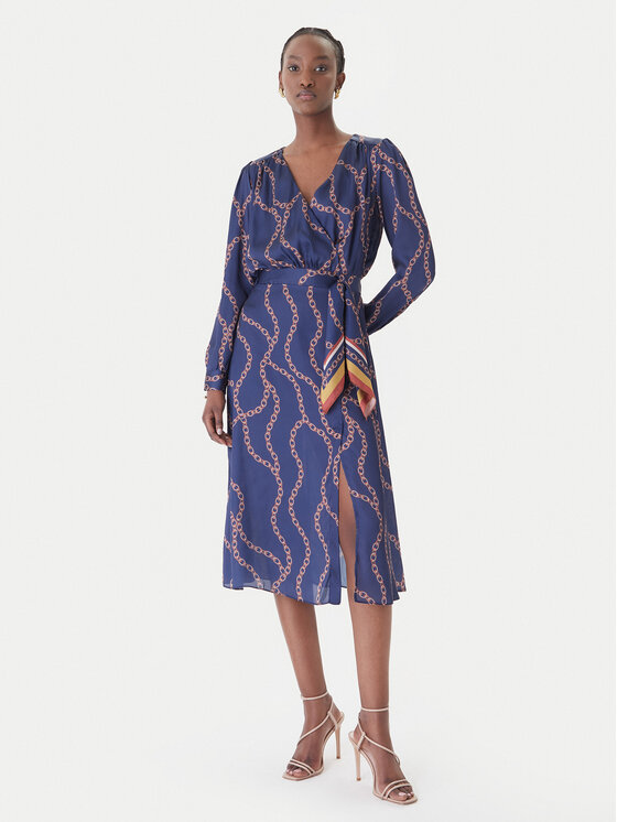 Rinascimento Rochie cocktail CFC0128008003 Bleumarin Regular Fit