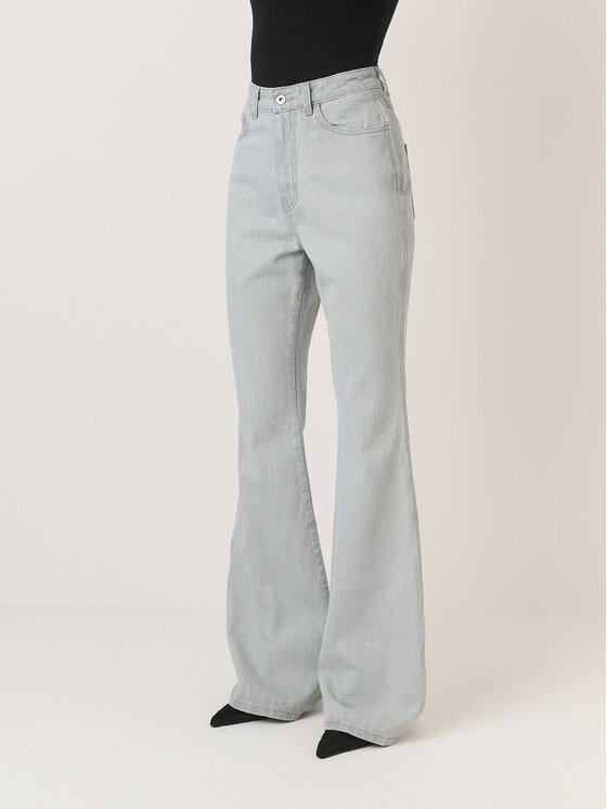 La Mania La Mania Jeansy LIZZIE Szary Classic Fit