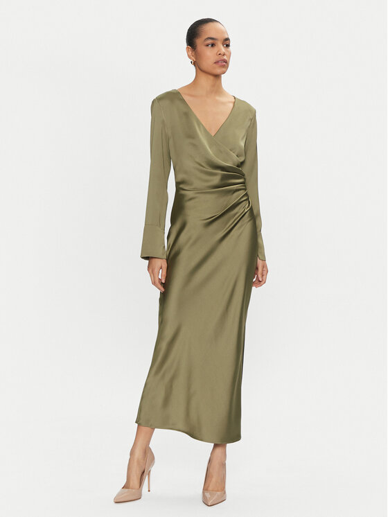 Imperial Rochie cocktail AFGSIBA Verde Regular Fit