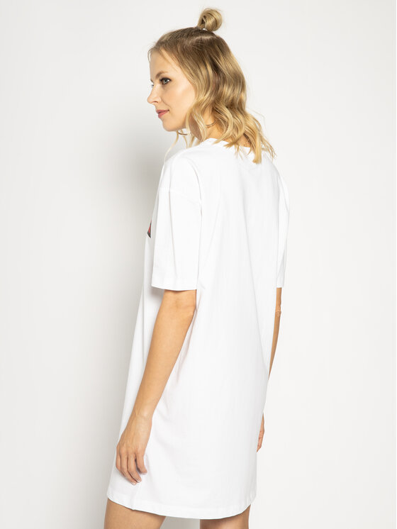 Love Moschino Vestido De Manga Corte Ajustado, Turquoise White Violet, 46 Para Mujer