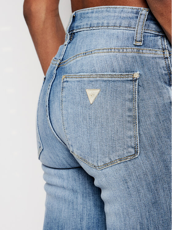 Guess Guess Blugi Super Stretch W1RA58 D4B11 Albastru Slim Fit