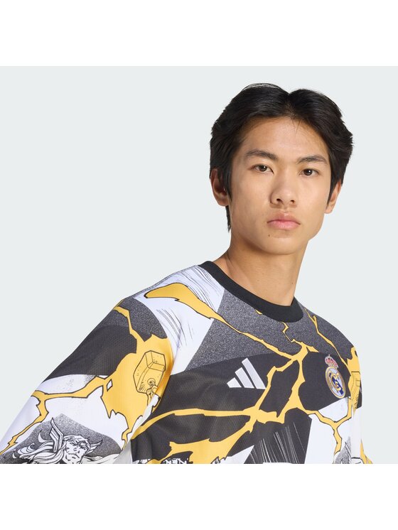 adidas adidas Bluza Real Madrid Avengers 25/26 Pre-Match Kolorowy Regular Fit