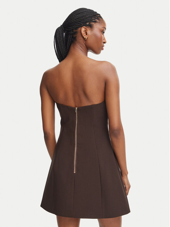 Bardot Bardot Coctailkleid Venya 60479DB Braun Slim Fit