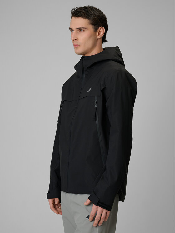 4F 4F Kurtka przejściowa CITY JACKETS Czarny Regular Fit