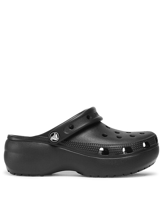 Crocs Iešļūcenes Classic Platform Clog 206750 Melns