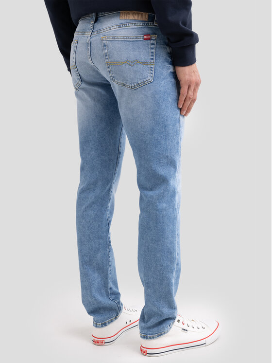 BIG STAR BIG STAR Jeansy TERRY SLIM Niebieski Slim Fit