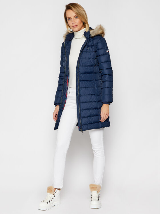 Tommy Jeans Tommy Jeans Winterjacke Essential DW0DW09060 Dunkelblau Slim Fit