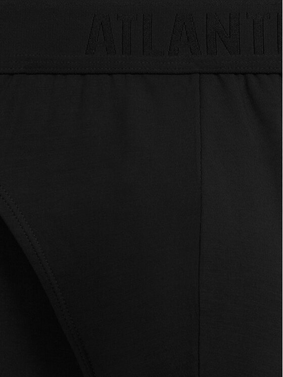 Atlantic Atlantic Slipy pima cotton Czarny