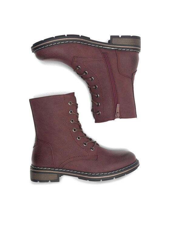 Clara Barson Clara Barson Īsie zābaki KAYLA WS6201-05 Bordo