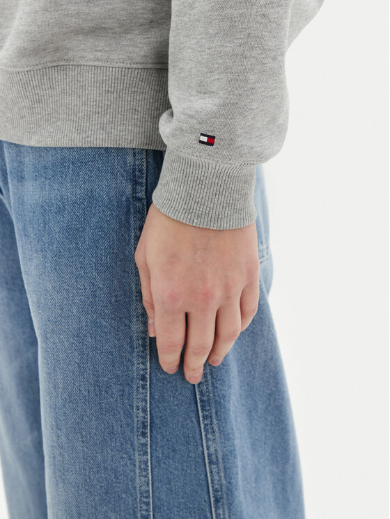 Tommy Hilfiger Tommy Hilfiger Суитшърт WW0WW44633 Сив Regular Fit
