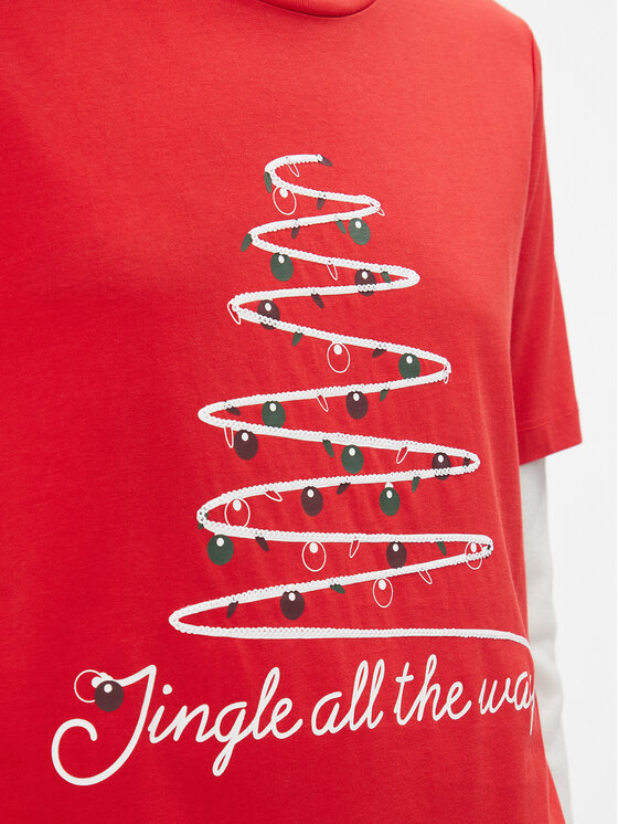Vila Vila T-Shirt 14090227 Rot Regular Fit