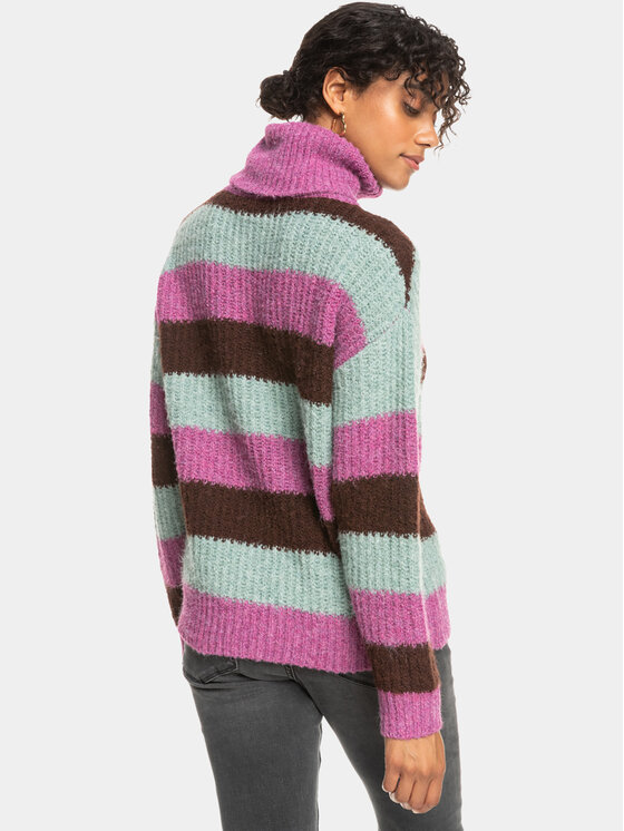 Roxy Roxy Rollkragenpullover Pictures Of Us Swtr ERJSW03570 Rosa Regular Fit