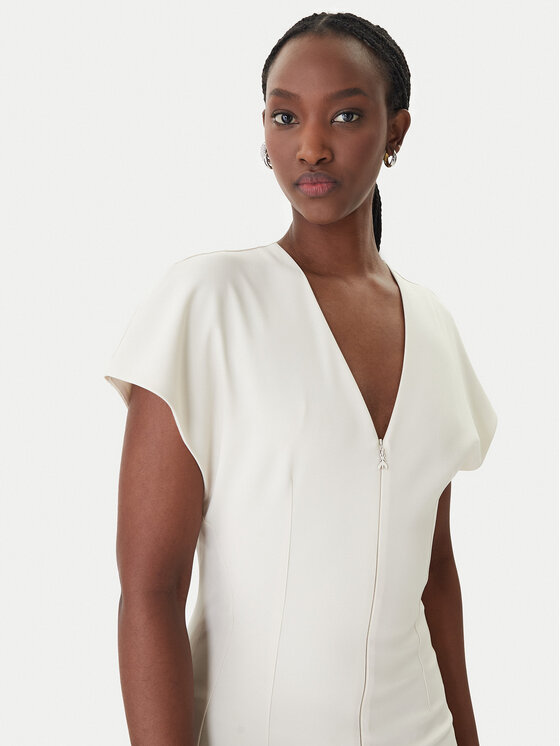 Patrizia Pepe Patrizia Pepe Rochie cocktail 8A1663/A6F5-W409 Écru Regular Fit