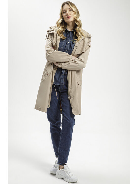 Cross Jeans Cross Jeans Płaszcz przejściowy 81265-009 Beżowy