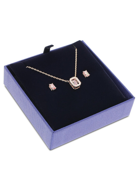 Swarovski Zestaw naszyjnik i kolczyki Millenia 5620548 Różowy | Modivo.pl