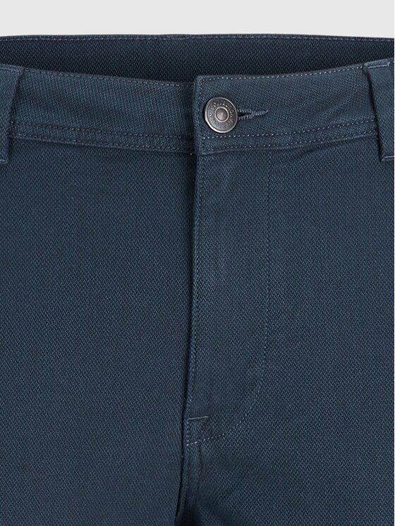 TeeShoppen TeeShoppen Chinosy 'Perform Collection' Granatowy Regular Fit