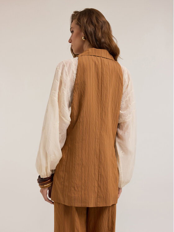 Motivi Motivi Cappotto L000W000035N0S2 Marrone Regular Fit