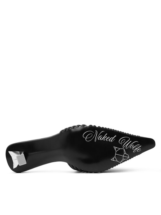 Naked Wolfe Naked Wolfe Şlapi Chromed 00007 Negru