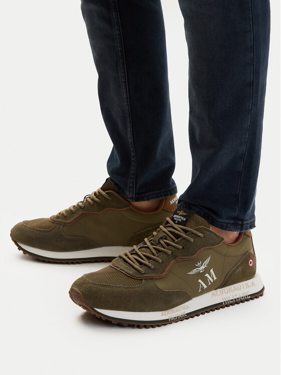 Aeronautica Militare Aeronautica Militare Sneakersy 261SC0320UPL00313 Khaki