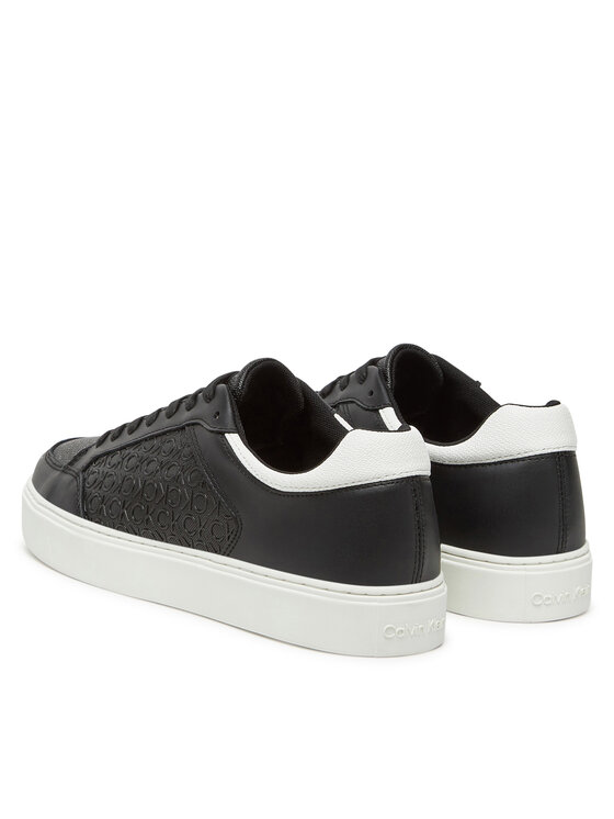 Calvin Klein Calvin Klein Sneakersy Clean Cup Low Laceup Mono HM0HM01899 Czarny