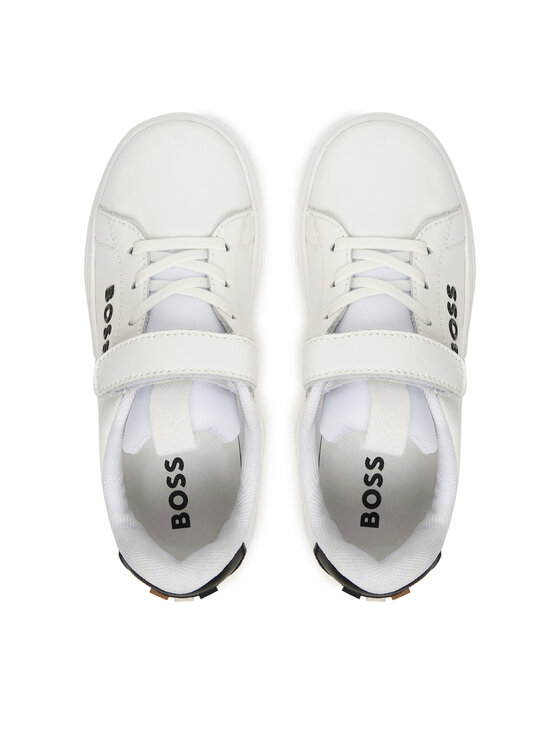BOSS BOSS Sneakersy J52824 D Biela