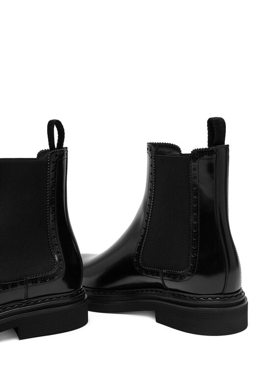 Dolce&Gabbana Dolce&Gabbana Μποτάκια με λάστιχο CT1049 A1203 Μαύρο