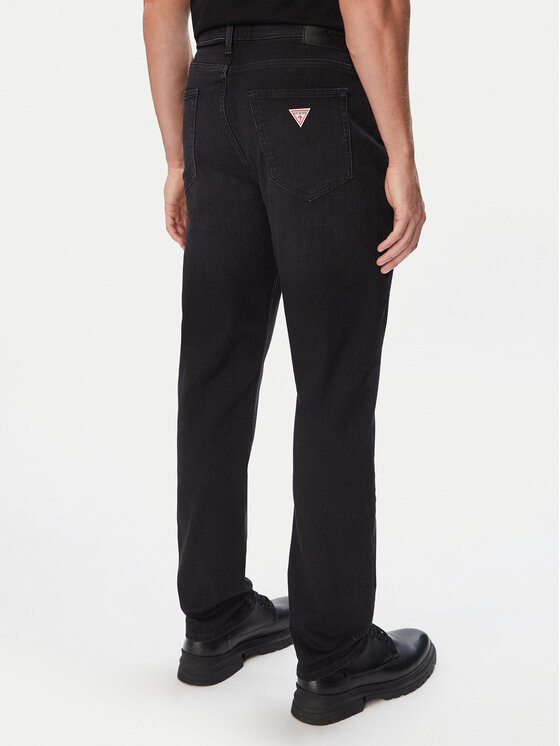 Guess Jeans Guess Jeans Τζιν M6BA90 D2298 Μαύρο Relaxed Fit