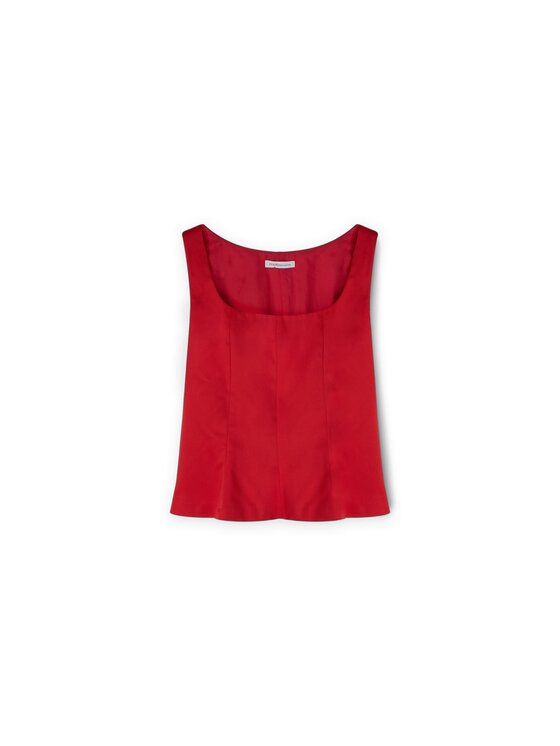 Motivi Motivi Top D773Q000502N016 Rosso Regular Fit