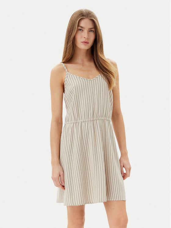 Vero Moda Vero Moda Letní šaty Mymilo 10303689 Béžová Regular Fit
