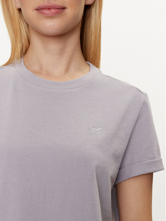 Mustang Mustang T-shirt Alina 1012837 Ljubičasta Regular Fit