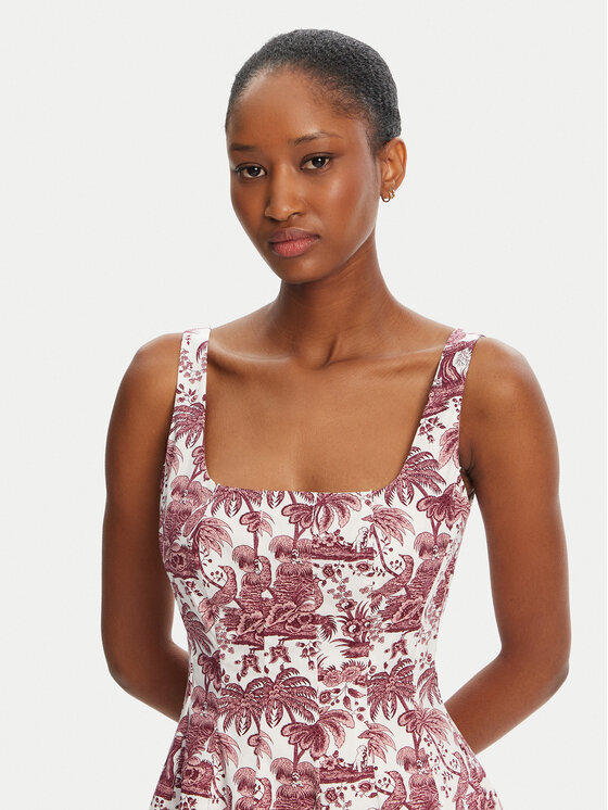 STAUD STAUD Rochie de vară Wells R25R2222SP Roz Regular Fit