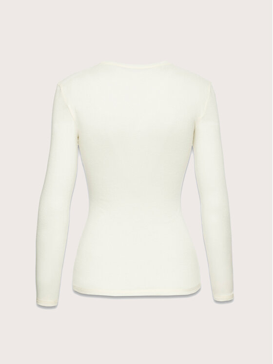 La Mania La Mania Longsleeve ELEA Écru Classic Fit