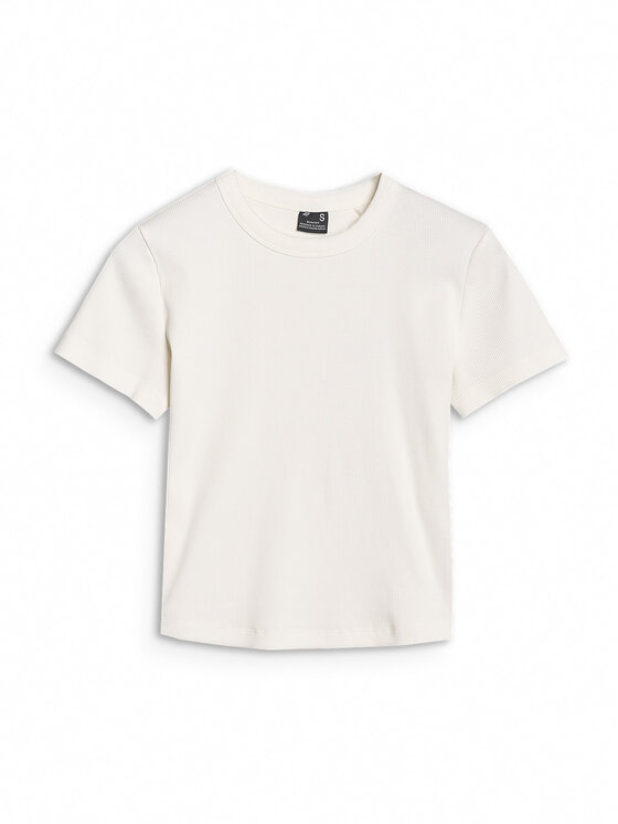 4F 4F T-Shirt SS MIDSHOP TEXTILE Biały Slim Fit