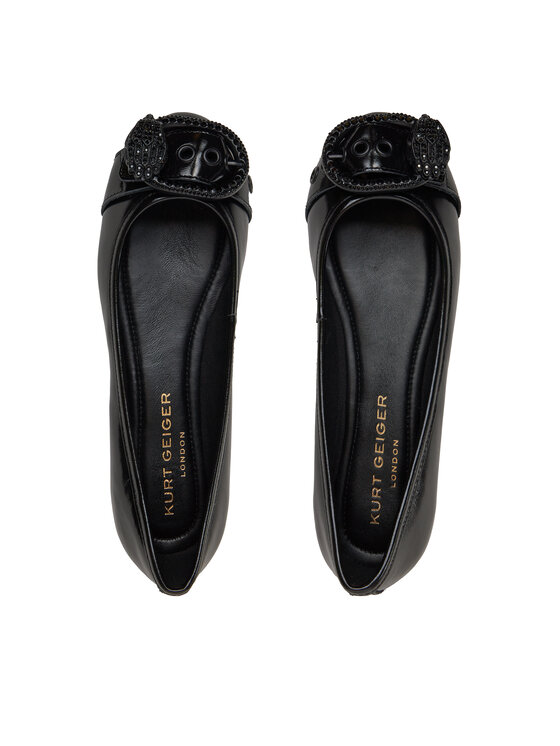 Kurt Geiger Kurt Geiger Baleríny Mayfair Drench Ballerina 1291200109 Černá