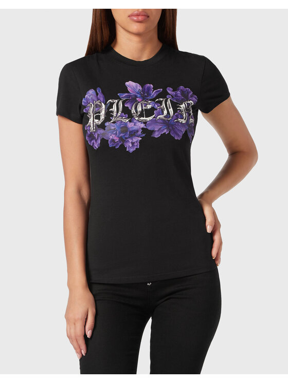 PHILIPP PLEIN PHILIPP PLEIN Tričko 2173 Čierna Regular Fit